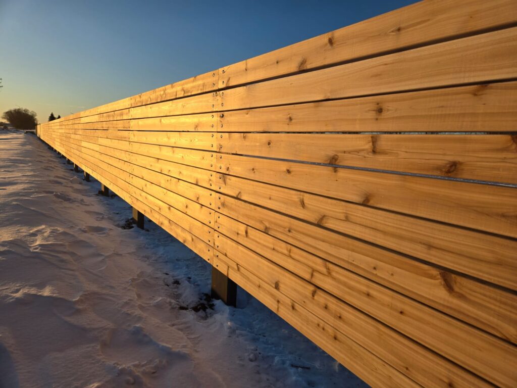 Commercial Wood Fences Winnipeg​