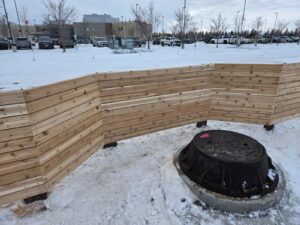 Horizontal Cedar Fence 1